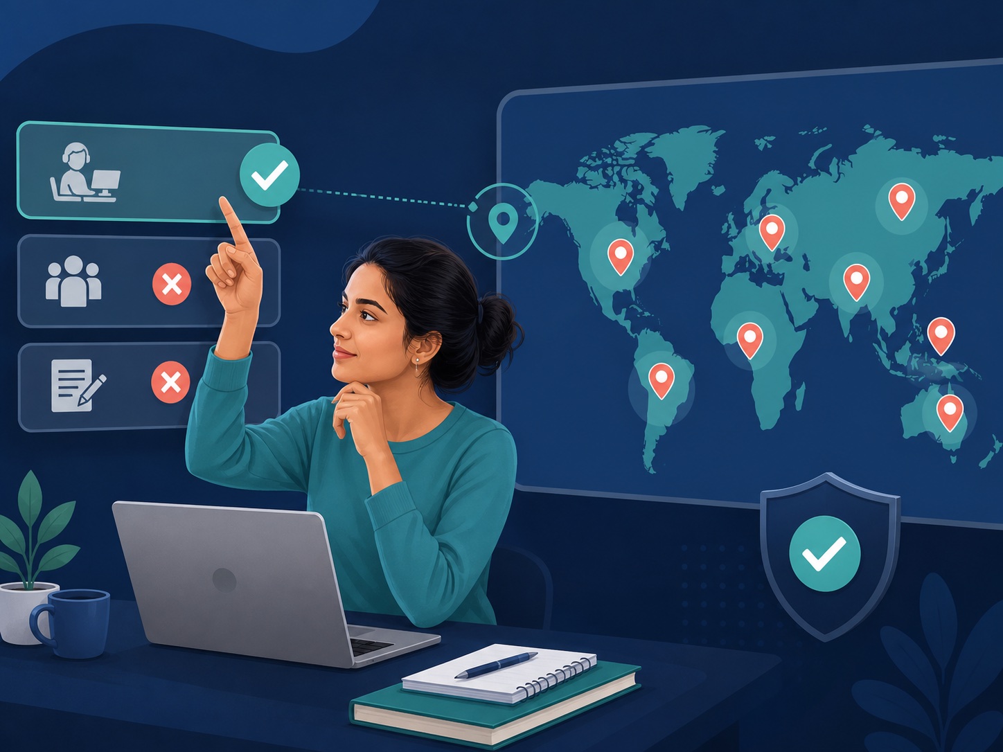 Visual explanation of choose the test before the location