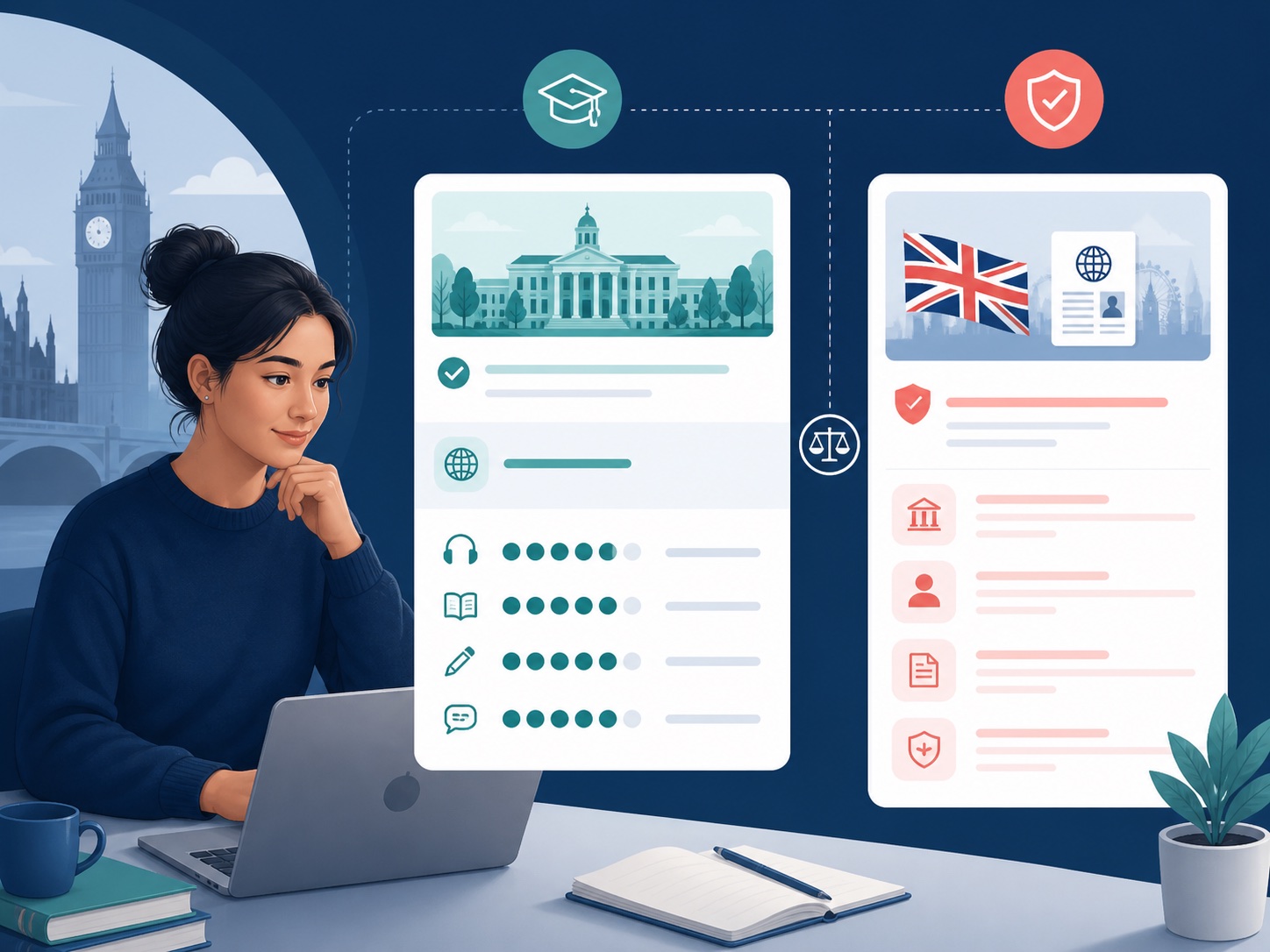 Visual explanation of uk university admission